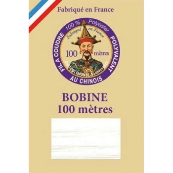 Sajou Polyester Thread - White 100