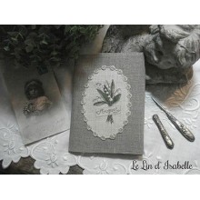 Carnet au bouquet de Muguet - Le lin d'Isabelle