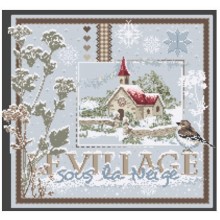 Le village sous la neige - Madame la Fée