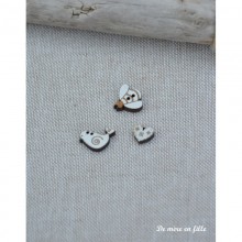 Spring Birdhouse Buttons - The Bee Company