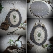 Bouquet de perce-neige - Le lin d'Isabelle