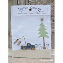 Pick up bleu et poissons TBB3 - The Bee Company