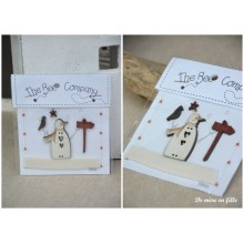 Snowman Love Sign TBN9 - The Bee Company