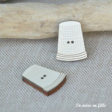Ivory thimble ME-02-IV - Atelier Bonheur du Jour