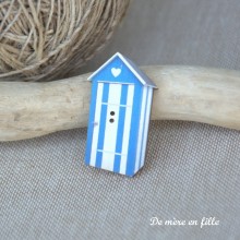 Blue beach hut MP-01-BL - Atelier Bonheur du Jour