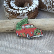 Christmas pick-up truck NO-37 - Atelier Bonheur du Jour