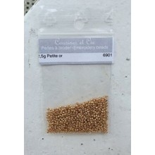 Small gold 6901 - Embroidery beads