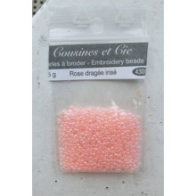 Iridescent candy pink 4305 - Embroidery beads