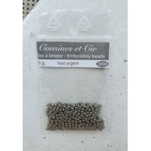 Old silver 5809 - Embroidery beads