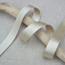 Light gold ribbon 15 mm