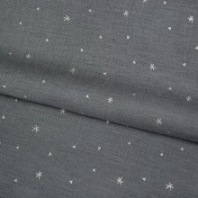 Embroidery linen Belfast 32 count - 7459 Grey Sparkle - Zweigart