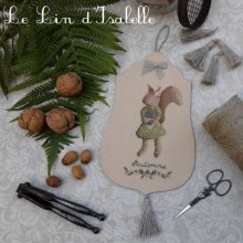 Ecureuil d'automne - Le lin d'Isabelle
