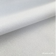 Embroidery evenweave Lugana 25 count - 11 White Iridescent Sparkle - Zweigart