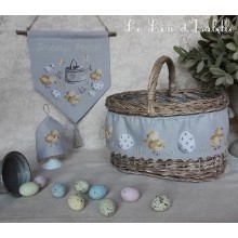 Poussins de Pâques - Le lin d'Isabelle