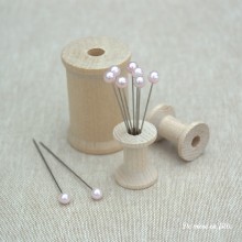 Ivory pearl-head pins