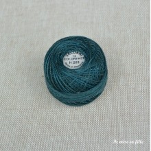 H203 Blackened Teal - Pearl cotton no. 12 Valdani
