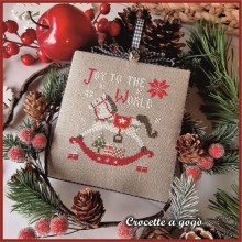 Cavallo a dondolo - Parte 1 - Christmas vintage series - Crocette a gogo