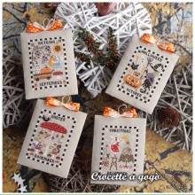 Monthly calendar September to December - Part 3 - Crocette a gogo