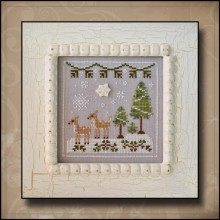 Snowy deer - Frosty Forest - Country Cottage Needleworks