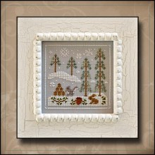 Snowy friends - Frosty Forest - Country Cottage Needleworks