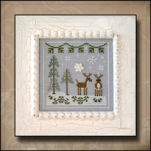 Snowy reindeer - Frosty Forest - Country Cottage Needleworks