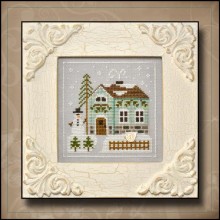 Snowman's Cottage - Frosty Forest - Country Cottage Needleworks