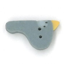 Small blue bird - nh1004s - Just Another Button
