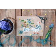 Blue flowers - Madame Chantilly