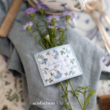 Embroidered label Homemade with love 35392 - Acufactum