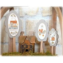Wooden Tree linen colour - SMALL - The Bee Company