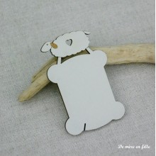 Sheep thread card — La Maison de Clémence