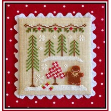 Gingerbread Girl and Peppermint Tree - Country Cottage Needleworks