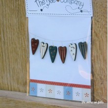 Patriotic Hearts Bunting TB3CP - The Bee Company