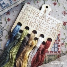 Tri-fils Home is where your heart is - Heartstring Samplery