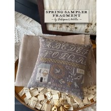 Spring sampler fragment - Shakespeare's Peddler