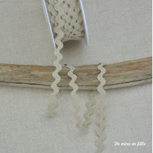 Rickrack 10 mm 1171 - Linen 41