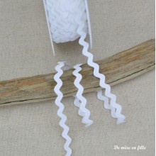 Rickrack 10 mm 1171 - White 1