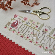 Bienvenue aux tulipes (Paper chart) - De mère en Fille