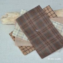 Wool fabric bundle L - 17x20 cm