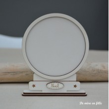 Ivory snow globe on stand — La maison de Clémence