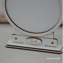 Ivory snow globe on stand — La maison de Clémence
