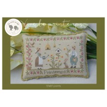 Vive le printemps (Paper chart) - De mère en Fille