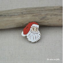 Santa's head NO-02-RG - Atelier Bonheur du Jour
