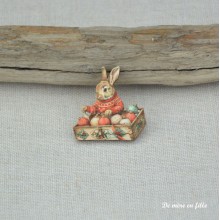 Rabbit with baubles AN-30 - Atelier Bonheur du Jour
