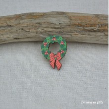 Christmas door wreath NO-27 - Atelier Bonheur du Jour