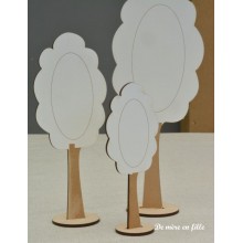 Wooden Tree cream colour - MEDIUM - The Bee Company