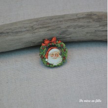 Santa wreath NO-57 - Atelier Bonheur du Jour
