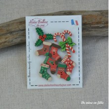 Christmas stockings packet B-35 - Atelier Bonheur du Jour