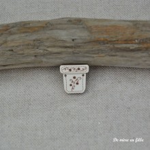 Ivory flower pot JA-09-IV - Atelier Bonheur du Jour