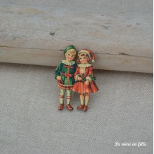 Couple d'elfes NO-121 - Atelier Bonheur du Jour